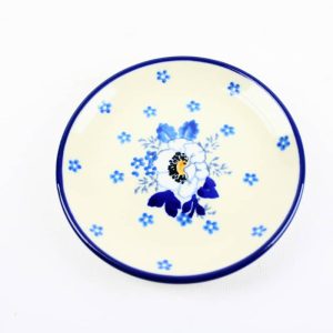 Bunzlau Theetipje Lady 2222X - 262 (Bunzlau). Bunzlau Theetipje Lady 2222X tea bag dish 262 Ronde schotel