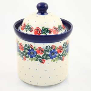 Bunzlau Voorraadpot 1535X Ballerina  - 104 (Bunzlau). Bunzlau Voorraadpot Ballerina 1535X 104 Dicht deksel Voorraadpot voor oa suiker