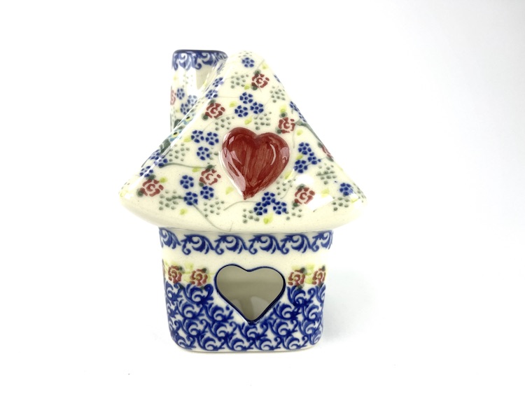 Bunzlau Waxinelichthouder Huisje 2 - Huisje (Bunzlau). Bunzlau waxinelichthouder Huisje 2 Sfeervol waxinelichtje Gezellig kersthuisje met schoorsteen.