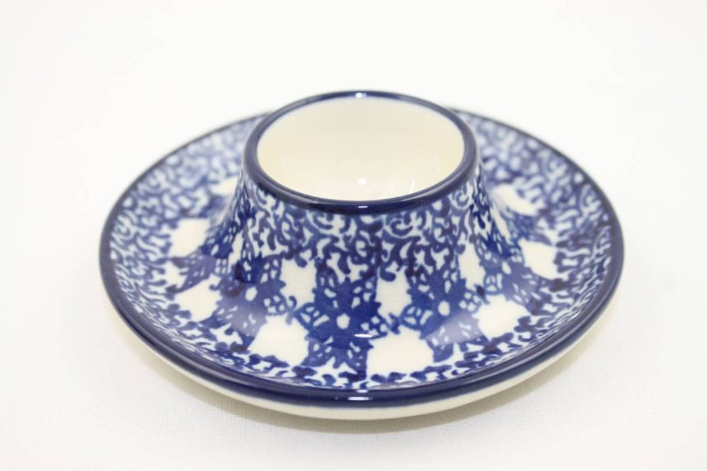 Bunzlau eierdop laag 1884X - 145 (Bunzlau). Bunzlau eierdop laag 1884X 145.