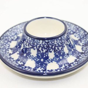 Bunzlau eierdop laag 1884X - 145 (Bunzlau). Bunzlau eierdop laag 1884X 145.