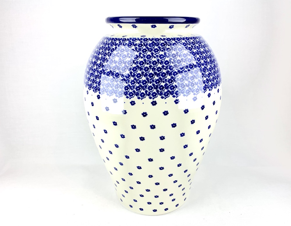 Bunzlau grote vaas 1800X  - 012 (Bunzlau). Bunzlau grote vaas&nbsp;1800X&nbsp;012 Prachtige zeer grote bloemenvaas diameter hals 13 cm.