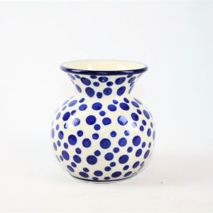 Bunzlau klein vaasje Crazy Dots 1813X - 098 (Bunzlau). Bunzlau klein vaasje Crazy Dots 1813X 098 Voor een klein boeketje bloemen.