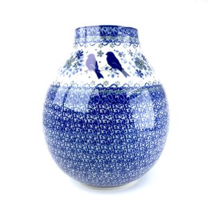 Bunzlau kleine vaas Unikat U4781 - F15 (Bunzlau). F15 Bunzlau kleine vaas Unikat U4781 Prachtige zeer middel grote bloemenvaas diameter hals 8 cm.