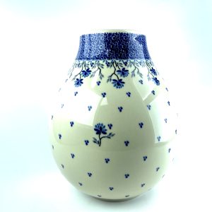 Bunzlau middel grote vaas 2524 - F14 (Bunzlau). Bunzlau middel grote vaas 2524 Prachtige middel grote bloemenvaas diameter hals 9