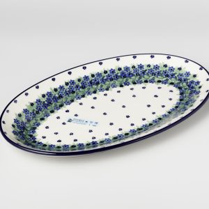 Bunzlau ovale Serveerschaal 35