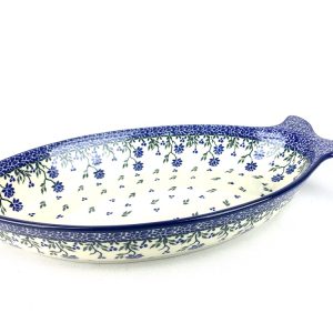 Bunzlau ovale ovenschaal E23 1978X - E23 (Bunzlau). Bunzlau ovale ovenschaal 33