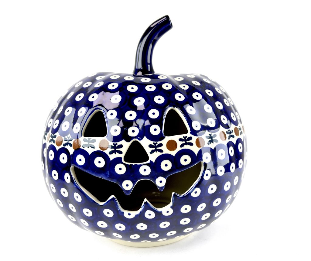 Bunzlau pompoen 70X - pom (Bunzlau). Bunzlau pompoen 70X waxinelicht Leuk voor Halloween Mooi als sfeermaker in en om huis.