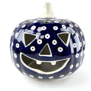 Bunzlau pompoen XXX5 - pom 5 (Bunzlau). Bunzlau pompoen XXX5 Waxinelicht Niet alleen leuk voor Halloween Mooi als sfeermaker in en om huis.