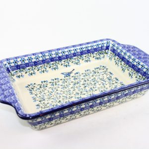 Bunzlau rechte ovenschaal met handvaten 1932X - A59 (Bunzlau). Bunzlau rechte ovenschaal met handvaten 1932X A59 Fijn formaat ovenschaal voor 3 a 4 personen.