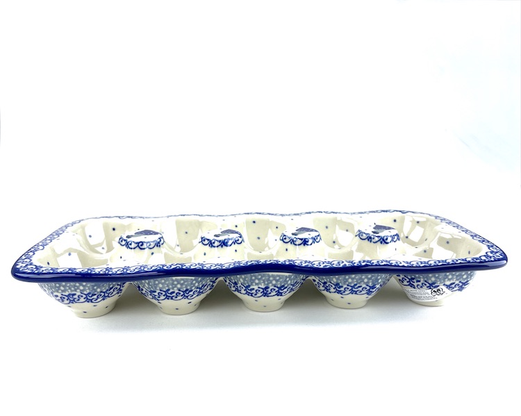 C29 10-vaks Eierschaal 2597X - C29 (Bunzlau). C29 10-vaks Eierschaal 2597X Eiertray Voorraad schaal (doos) voor 10 eieren.