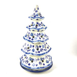 C58 Bunzlau Unikat Kerstboom 25 cm 1771X - C58 (Bunzlau). C58 Bunzlau Unikat Kerstboom 25 cm 1771X C58 Sfeervol waxinelicht Grootste maat.