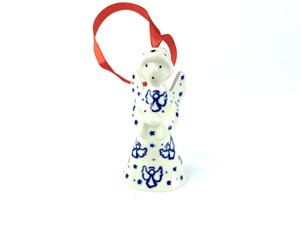 C67 Bunzlau Kerstengeltje 1411X - C67 (Bunzlau). C67 Bunzlau Kerstengeltje 1411X Lief engeltje voor in de boom.