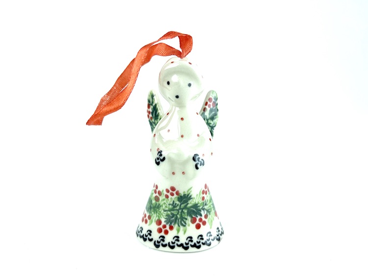 C67 Bunzlau Kerstengeltje 1734 - C67 (Bunzlau). C67 Bunzlau Kerstengeltje 1734 Lief engeltje voor in de boom.