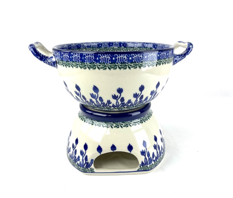 D03 Bunzlau Fondueset 1825X - D03 (Bunzlau). D03 Bunzlau Fondueset 1825X Prachtige set.