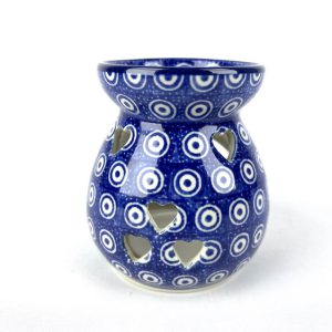 D07 Bunzlau Waxinelichthouder 1294X - D07 (Bunzlau). D07 Bunzlau Waxinelichthouder 1294X Met hartjes Sfeervol waxinelichtje geurbrander.