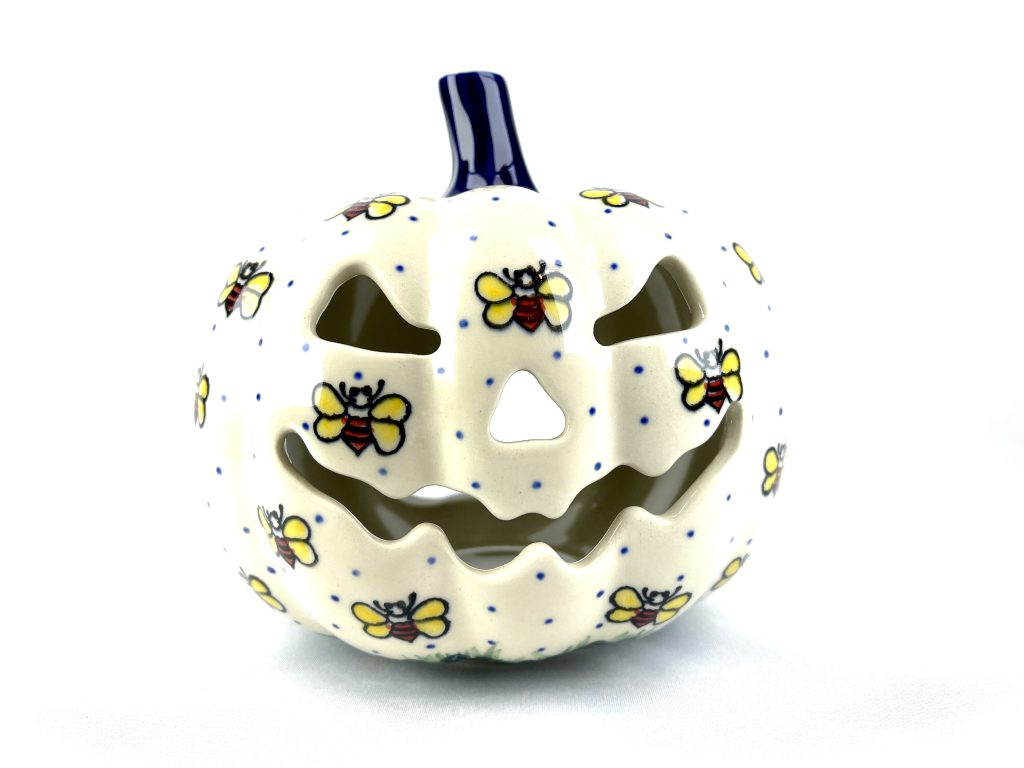 D40 Bunzlau Pompoen Lampion U4251 - D40 (Bunzlau). D40 Bunzlau Pompoen Lampion U4251 Unikat: eerste kwaliteit Middelgroot formaat Fantastisch bij Halloween&nbsp; maar ook prachtig als sfeerlicht!.