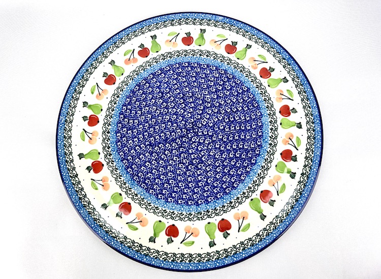 D53 Bunzlau Pizzabord 2724X 33 cm - D53 (Bunzlau). D53 Bunzlau Pizzabord 2724X D53 Serving platter Te gebruiken als pizza bord