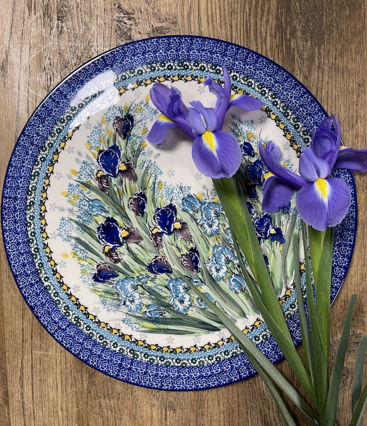 D53 Bunzlau Pizzabord U4966 Unikat 33 cm - D53 (Bunzlau). D53 Bunzlau Pizzabord U4966 Unikat  Eerste kwaliteit Serving platter Te gebruiken als pizza bord