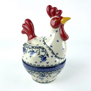 D61 Bunzlau Haantje bewaarschaaltje 2415X - D61 (Bunzlau).  D61 Bunzlau Haantje bewaarschaaltje 2415X Bewaar - snoepjes - koekjes schaaltje Handig bewaarschaaltje o.