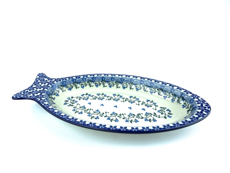 D74 Bunzlau ovale Serveerschaal 30x14