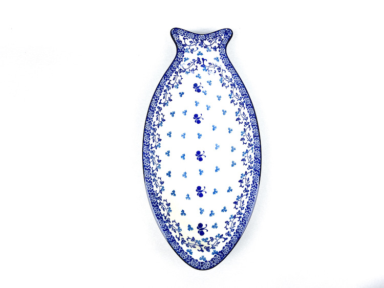 D74 Bunzlau ovale Serveerschaal 30x14