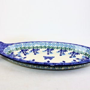 D74 Bunzlau ovale Serveerschaal 30x14