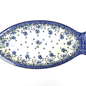 D74 Bunzlau ovale Serveerschaal 30x14