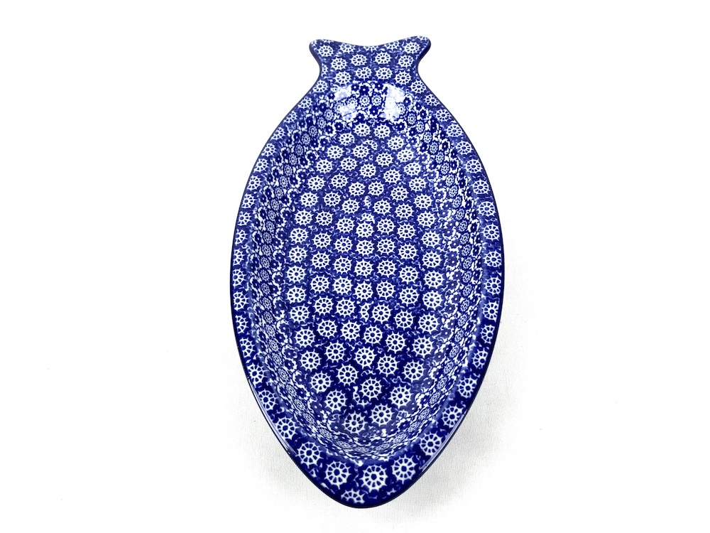 D74 Bunzlau ovale Serveerschaal 30x14