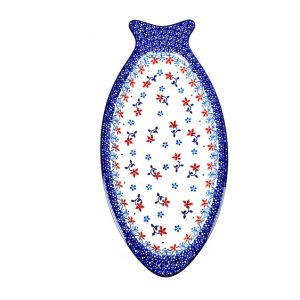 D74 Bunzlau ovale Serveerschaal 30x14