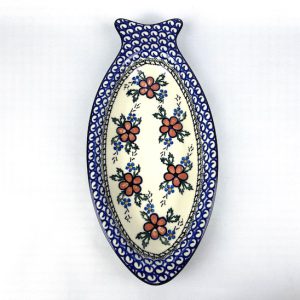 D74 Bunzlau ovale Serveerschaal 30x14