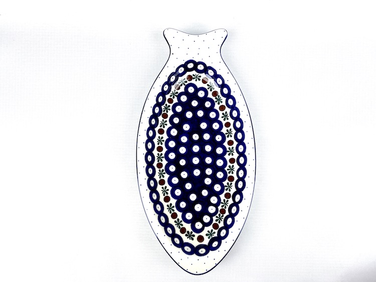 D74 Bunzlau ovale Serveerschaal 30x14