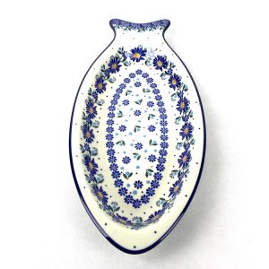 D74 Bunzlau ovale Serveerschaal 30x14