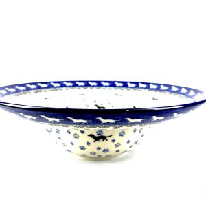 D86 Bunzlau Spaghetti - bord 2151X Teckel - D86 (Bunzlau). Bunzlau Spaghetti - bord Teckel 2151X D86 Prachtig groot pasta bord