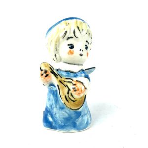 EN Bunzlau Kerstengel 2 - EN (Bunzlau). EN Bunzlau Kerstengel 2 Lief staand engeltje Decoratief Voor waxinelichtje.