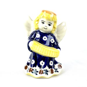 EN Bunzlau Kerstengeltje staand 70X Flower tendril - EN (Bunzlau). EN Bunzlau Kerstengeltje staand 70X Flower tendril Lief staand engeltje Decoratief .