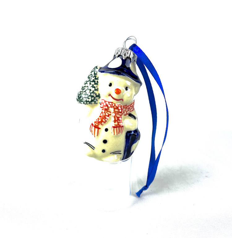 Hanger 16 Bunzlau Kersthanger Sneeuwpopje SP - hanger 16 (Bunzlau). Hanger 16 Bunzlau Kersthanger Sneeuwpopje SP Leuk voor in de boom Kerstdecoratie Fabriek: Andy.