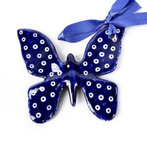 Hanger 4 Bunzlau Kersthanger vlinder - hanger 4 (Bunzlau). Hanger 4 Bunzlau Kersthanger vlinder Leuk voor in de boom Kerstdecoratie Fabriek: Manufactura.