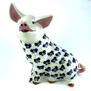 SPA Bunzlau Spaarvarken M - SPA (Bunzlau). SPA Bunzlau Spaarvarken M Super mooi Knorretje Hoogte: 22 cm Atelier: Milena.