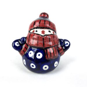 Sneeuwpop 12 - Sneeuwpop 12 (Bunzlau). Sneeuwpop 12 Bunzlau Fabriek: Andy Decoratief sneeuwpopje