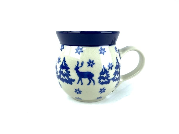 Bunzlau Bolle Mok 1931X Rudolph 240 ml - 005 (Bunzlau). Bunzlau Bolle Mok Rudolph 1931X 240 ml 005 Boerenmok / Farmersmug met een bol buikje.