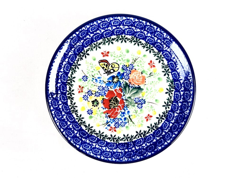 261 Bunzlau Gebaksbordje U3741 - 261 (Bunzlau). 261 Bunzlau Unikat Gebaksbordje U3741 1e qlty Voor een heerlijk taartje