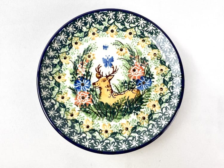 261 Bunzlau Gebaksbordje U4997 - 261 (Bunzlau). 261 Bunzlau Gebaksbordje U4997 Unikat eerste qlty Voor een heerlijk taartje