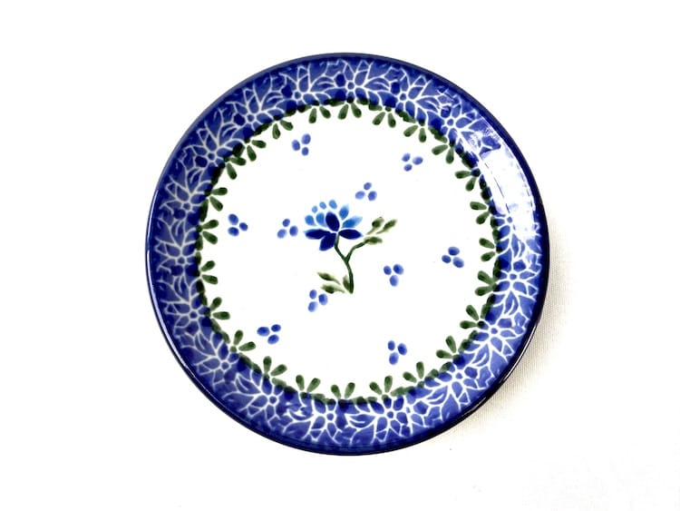 Bunzlau Theetipje 2415X  - 262 (Bunzlau). Bunzlau Theetipje 2415X tea bag dish 262 Ronde schotel