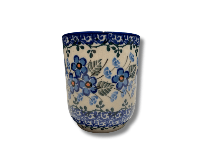 728 Bunzlau Mok zonder oor 2272X 140 ml - 728 (Bunzlau). 728 Bunzlau Mok zonder oor 2272X 140 ml Tumbler Deze tumbler mok kan gebruikt worden als koffiemokje  of (lepel) vaasje.