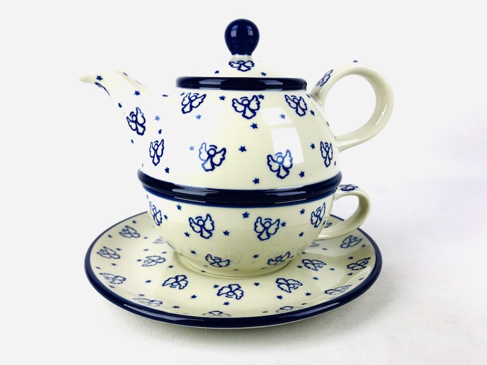 C01 Bunzlau Tea for One 1410X - C01 (Bunzlau). C01 Bunzlau Tea for 1410X C01 1e qlty Geschikt voor twee koppen thee