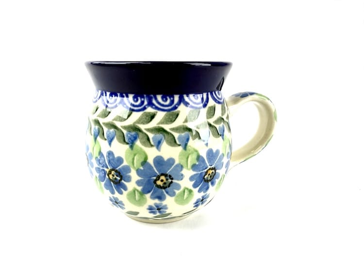 005 Bunzlau Bolle Mok 1426X 240 ml  - 005 (Bunzlau). Bunzlau Bolle Mok 1426X 240 ml 005 Boerenmok / Farmersmug met een bol buikje.