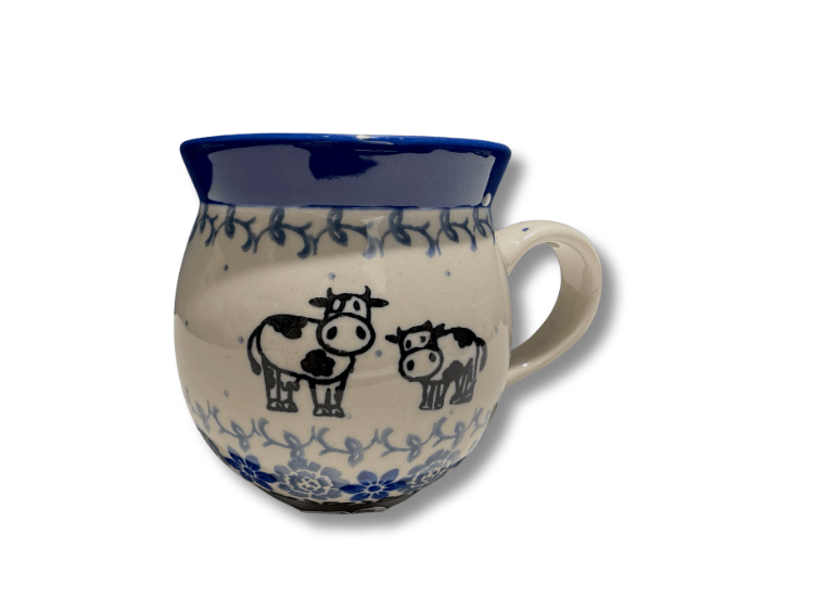 005 Bunzlau Bolle Mok 2590X 240 ml - 005 (Bunzlau). 005 Bunzlau Bolle Mok 2590X 240 ml Boerenmok / Farmersmug met een bol buikje.