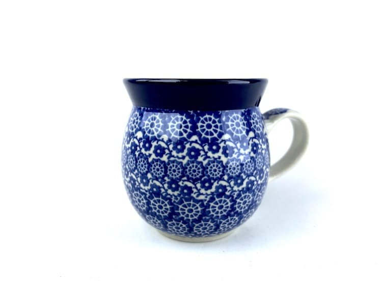 Bunzlau Bolle Mok 2615X 240 ml - 005 (Bunzlau). Bunzlau Bolle Mok 2615X 240 ml 005 Boerenmok / Farmersmug met een bol buikje.