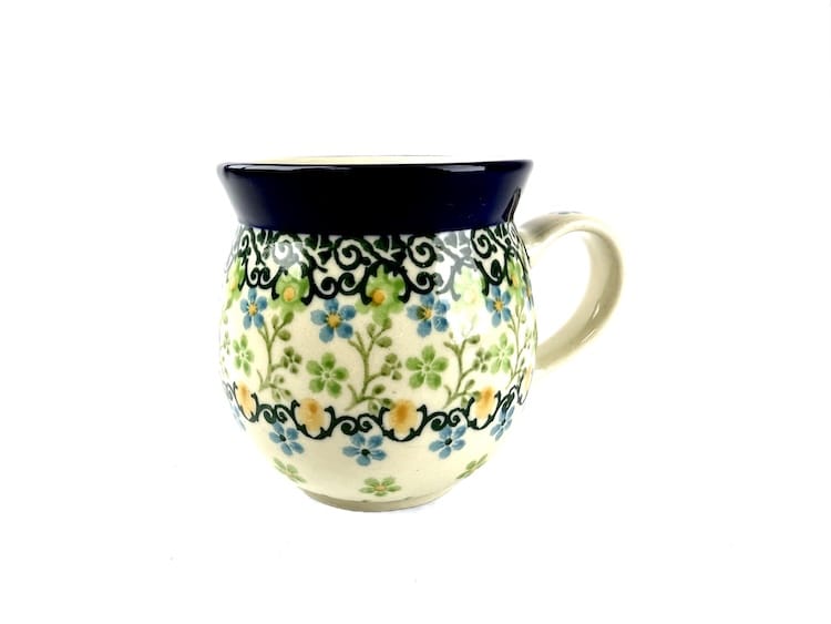 005 Bunzlau Bolle Mok U4757 240 ml - 005 (Bunzlau). 005 Bunzlau Bolle Mok U4757 240 ml mooi unikat mokje met sneeuwmannen Boerenmok / Farmersmug met een bol buikje.